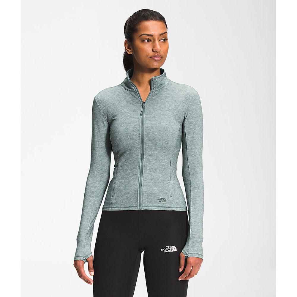 The North Face Ea Early Light Full Zip Γυναικεια Μπουφάν Fleece - Πρασινο (SVYU36194)